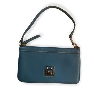 DOONEY and bourke blue leather mini bag